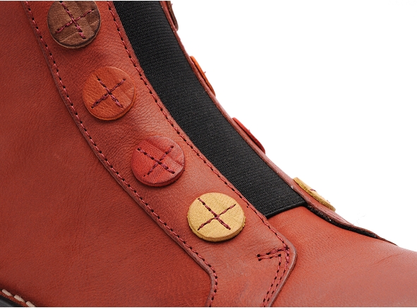 Chacal boots bottine plates femme 6428 orange