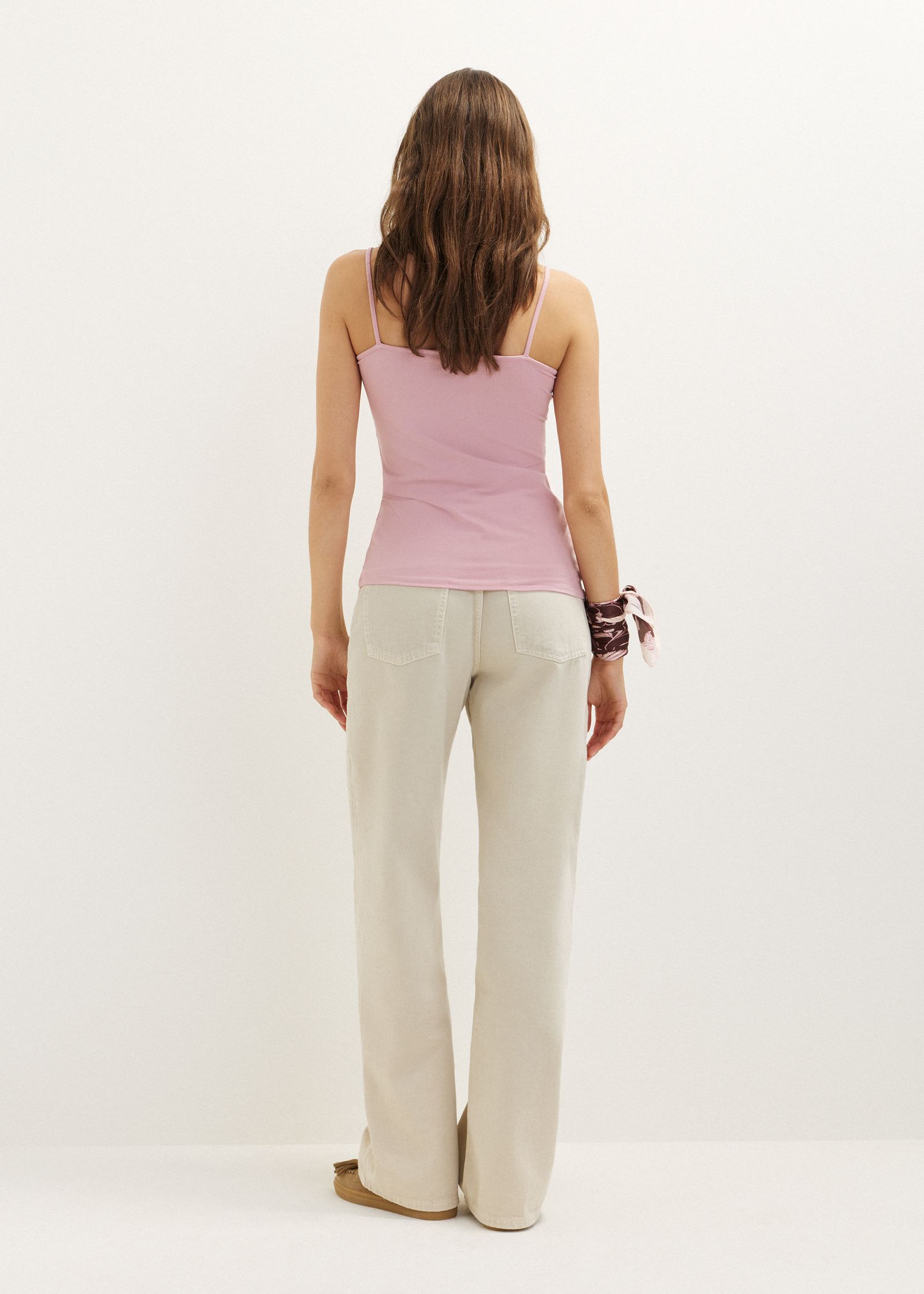 Basic singlet met kant