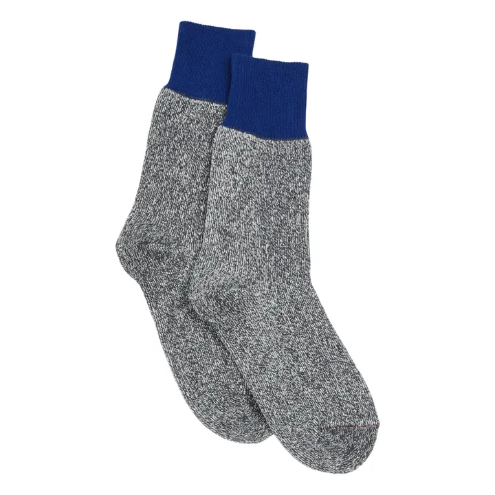 RoToTo Chaussettes Double Face Soie | Bleu