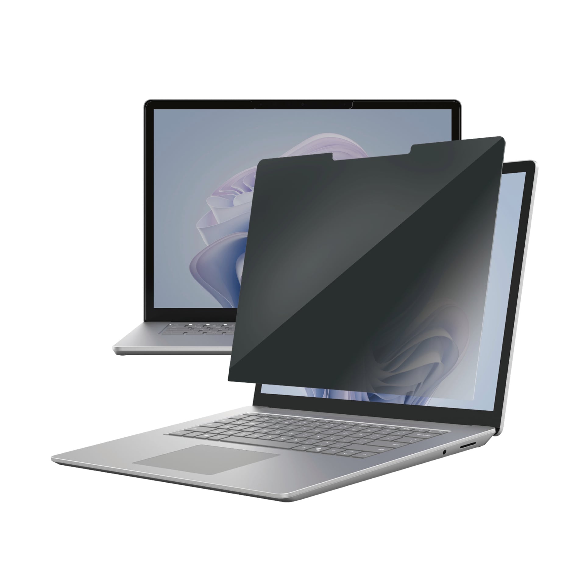 CARE by PanzerGlass Displayschutzfolie »Privacy Filter Screen Protector« für Microsoft Laptop 15 2nd/3rd/4th/5th/6th Edition Displayschutz, Schutzfolie, Blickschutz, kratz- & stossfest