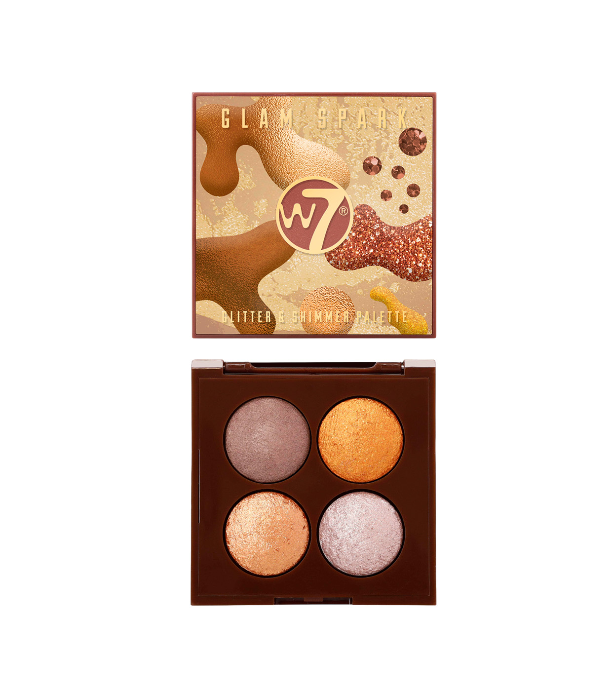 W7 - Paleta de glitter e brilho Glam Park