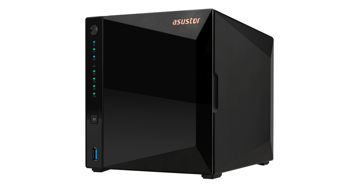 AsustorDrivestor 4 Pro Gen2 nas  (Zwart, LAN, USB)