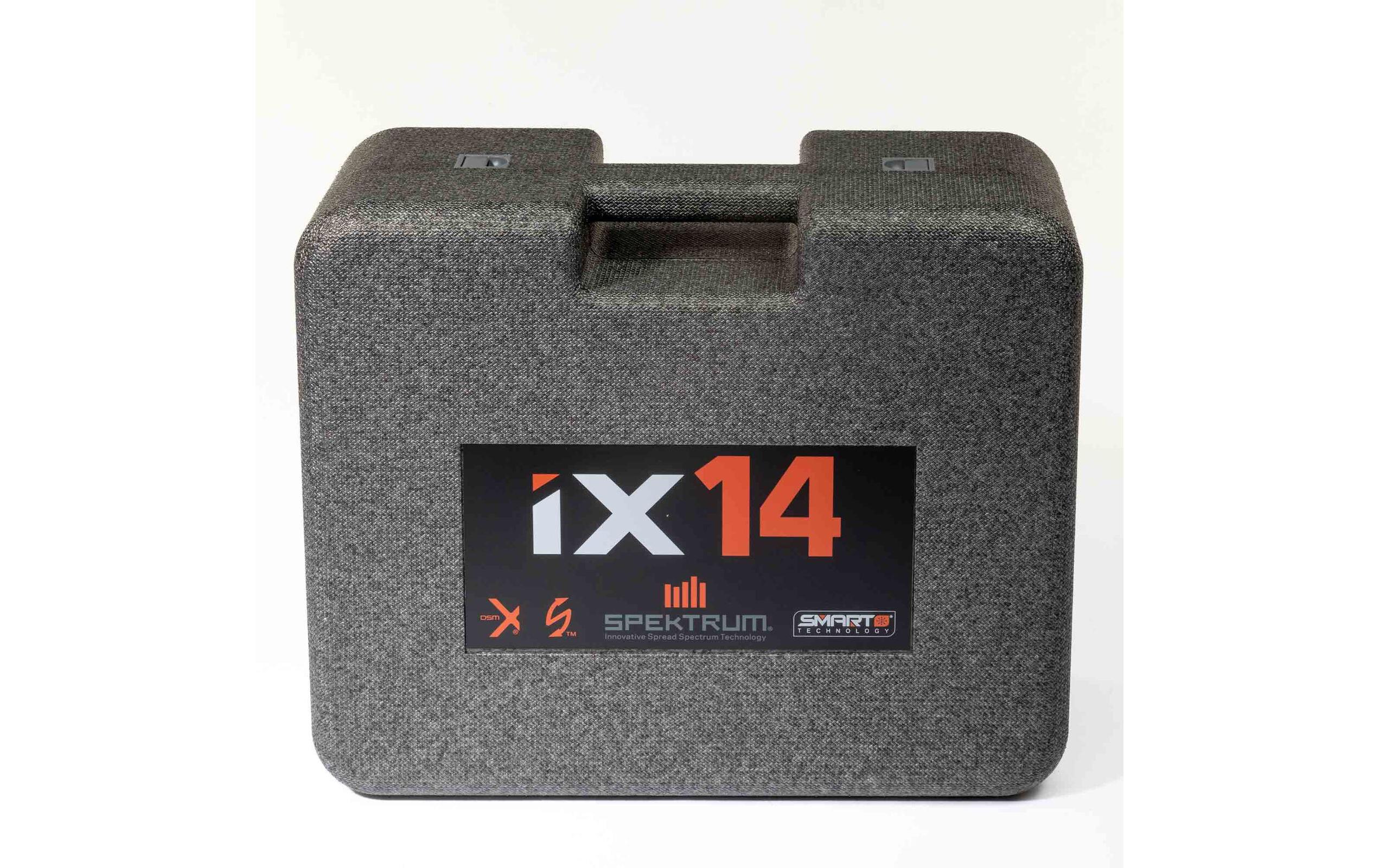 Fernsteuerung iX14 DSMX 14 Kanal (nur Sender)<br>Professioneller 14-Kanal Sender für Flugmodelle