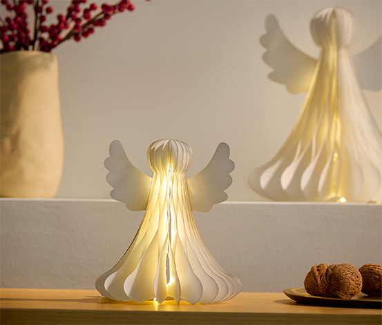 LED-Papier-Engel, klein