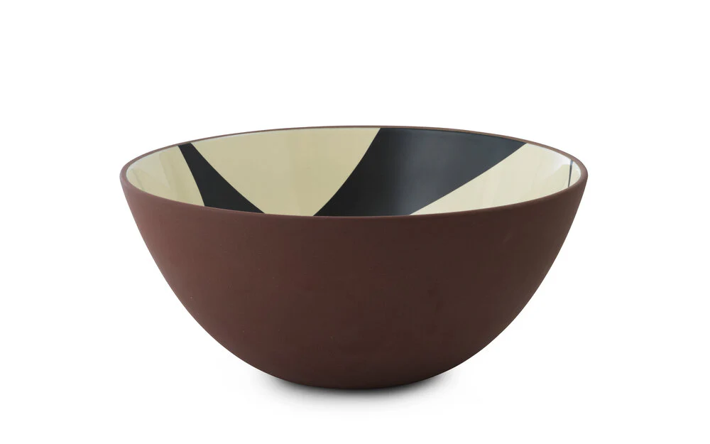 Normann Copenhagen  Line skål, Red Clay - Ø30
