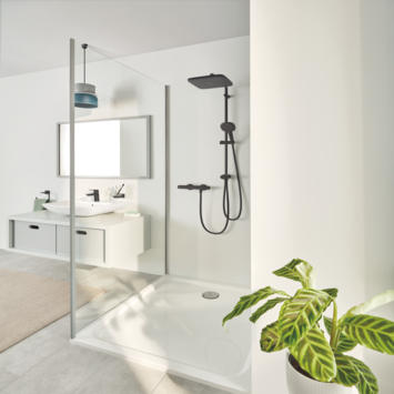 Grohe Thermostatische Douchekraan Precision Trend New 12 cm Mat Zwart