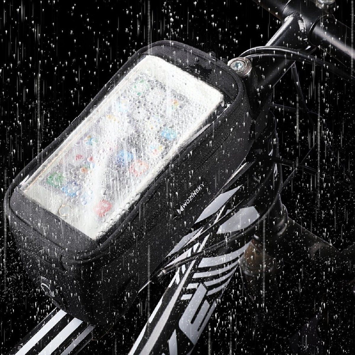 Rahmen Fahrradtasche Handyhülle bis 6,5 Zoll 1l
