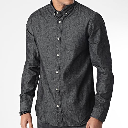 Chemise Jean Manches Longues Dek Noir