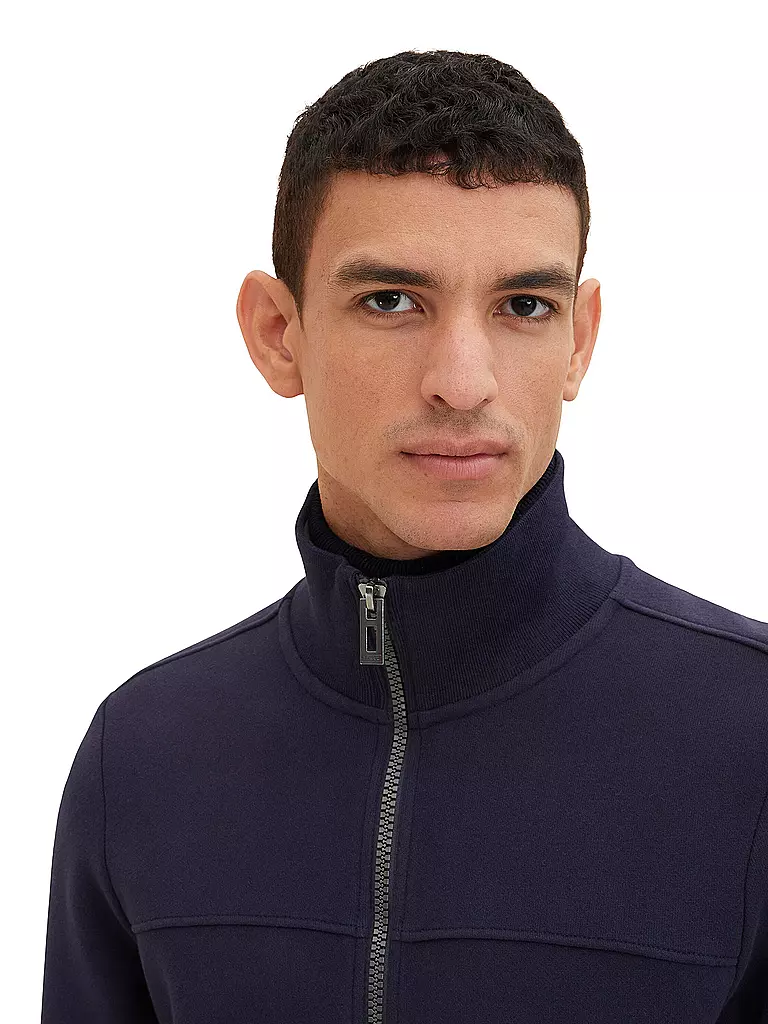 TOM TAILOR Sweatjacke blau