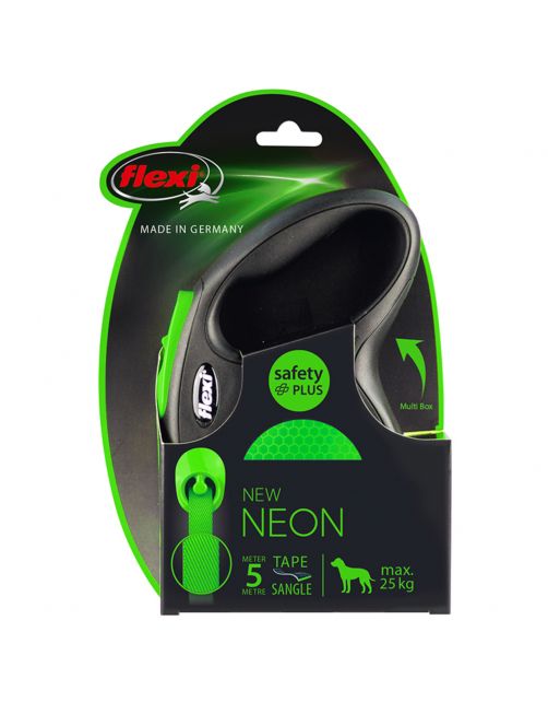 Flexi Rollijn New Neon Tape M 5 m - Hondenriem