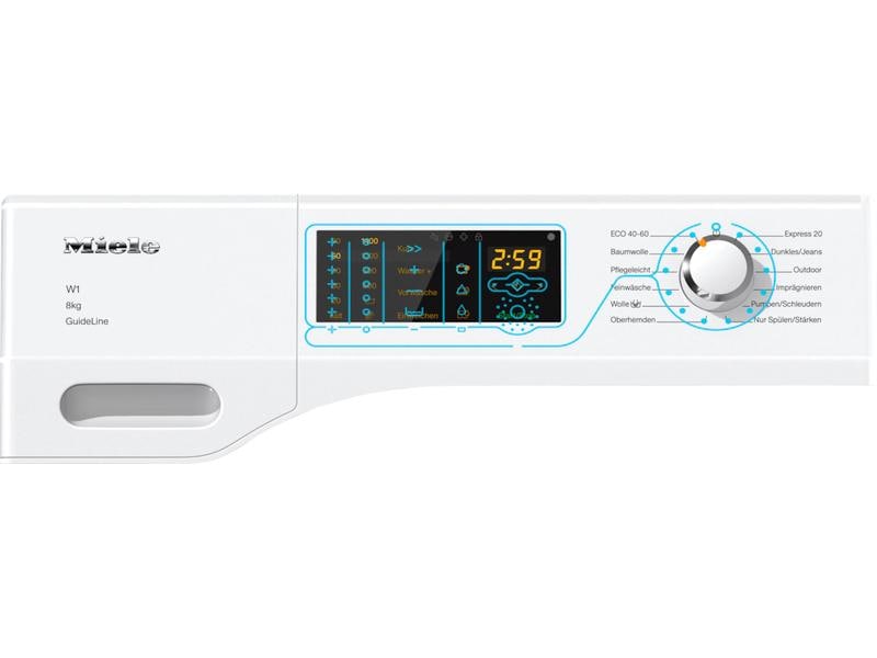 Miele Waschmaschine WDD131 WPS GuideLine Rechts Frontloader mit 8 kg Ladekapazität