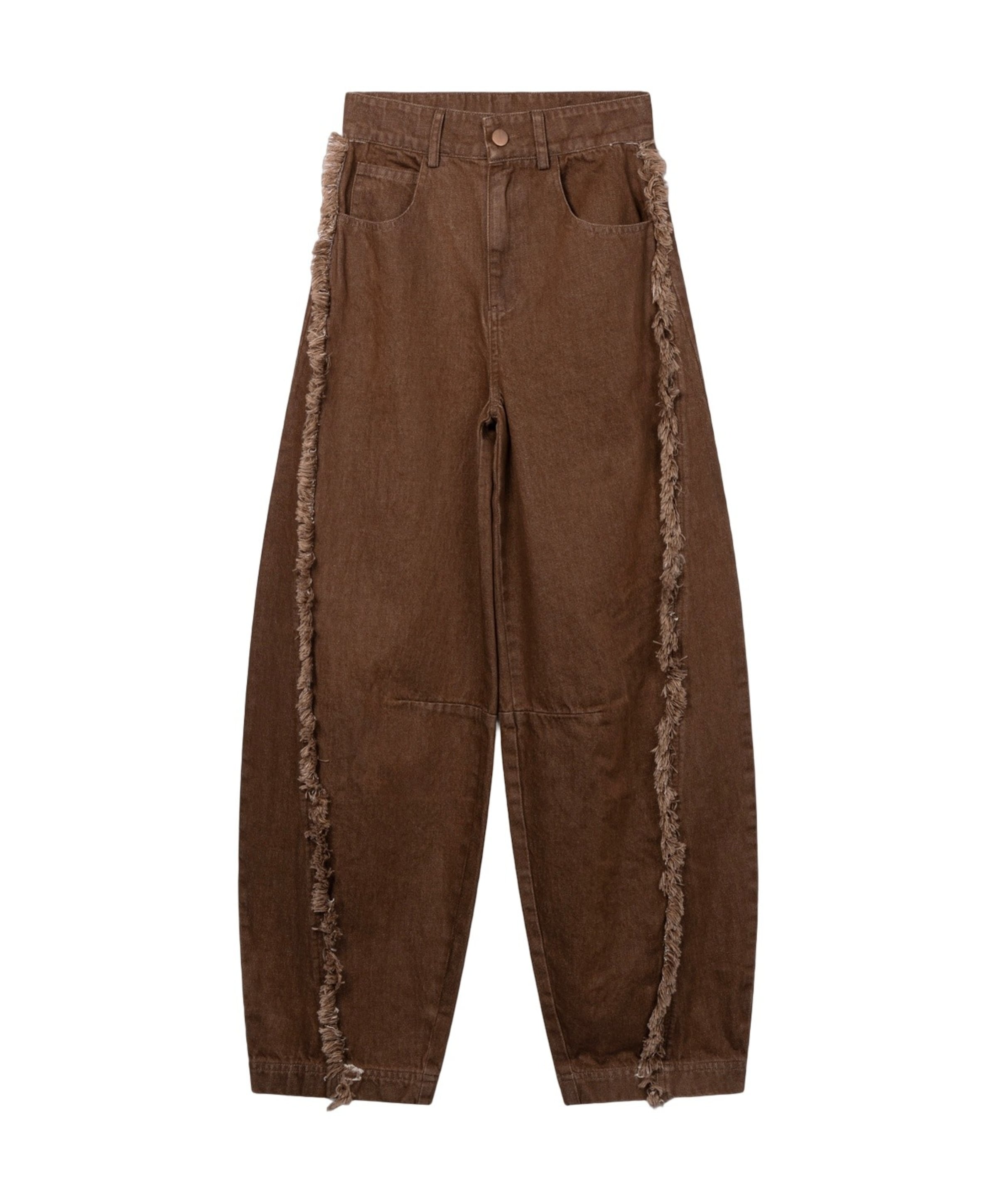 Aaiko Girls QUINN FRINGE CO 599 G meisjes jeans bruin