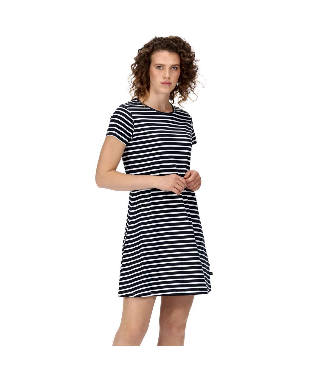Regatta - Robe trapèze BALIA - Femme (Bleu marine / Blanc) - UTRG6703