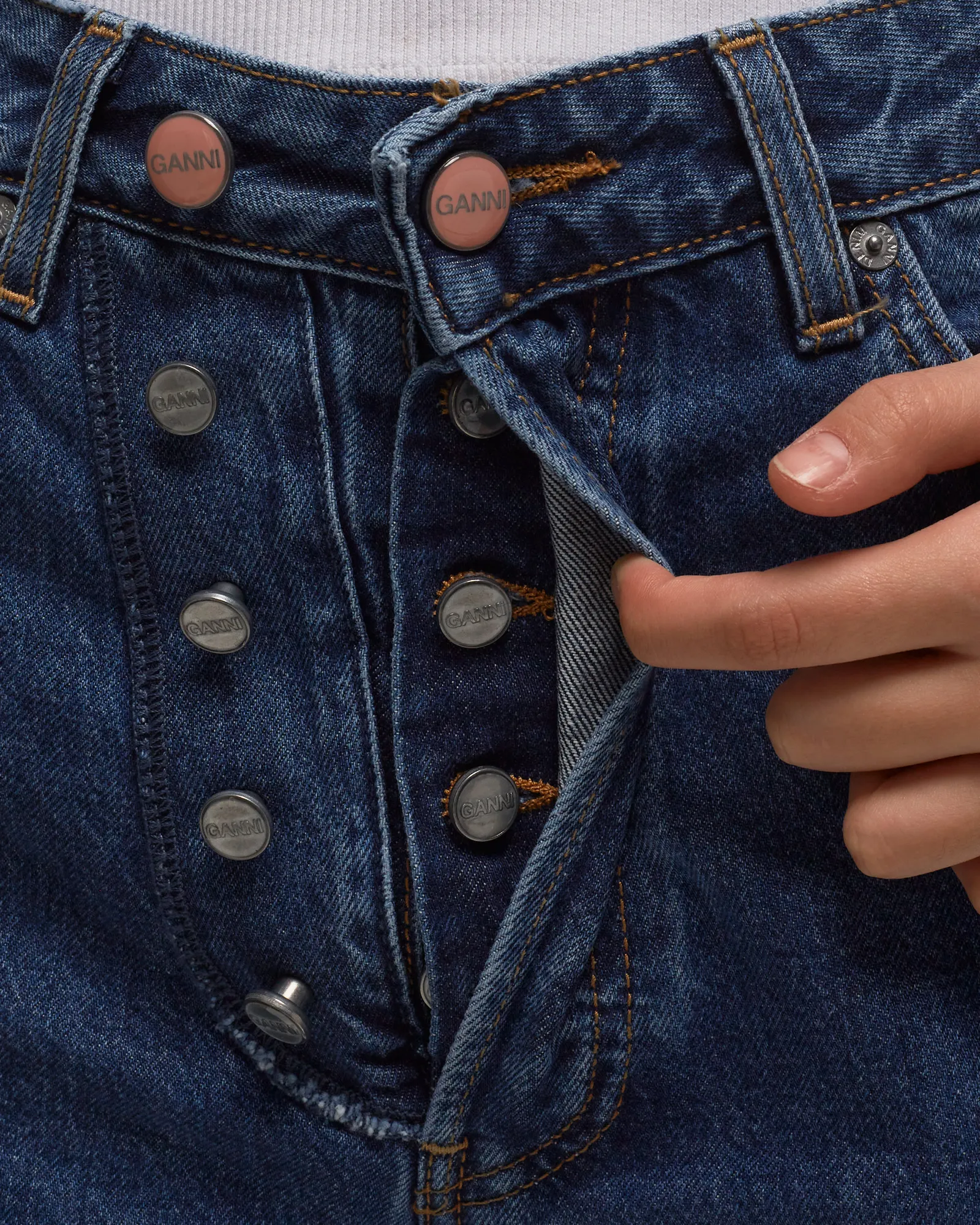 Ganni WMNS Rigid Denim Figni
