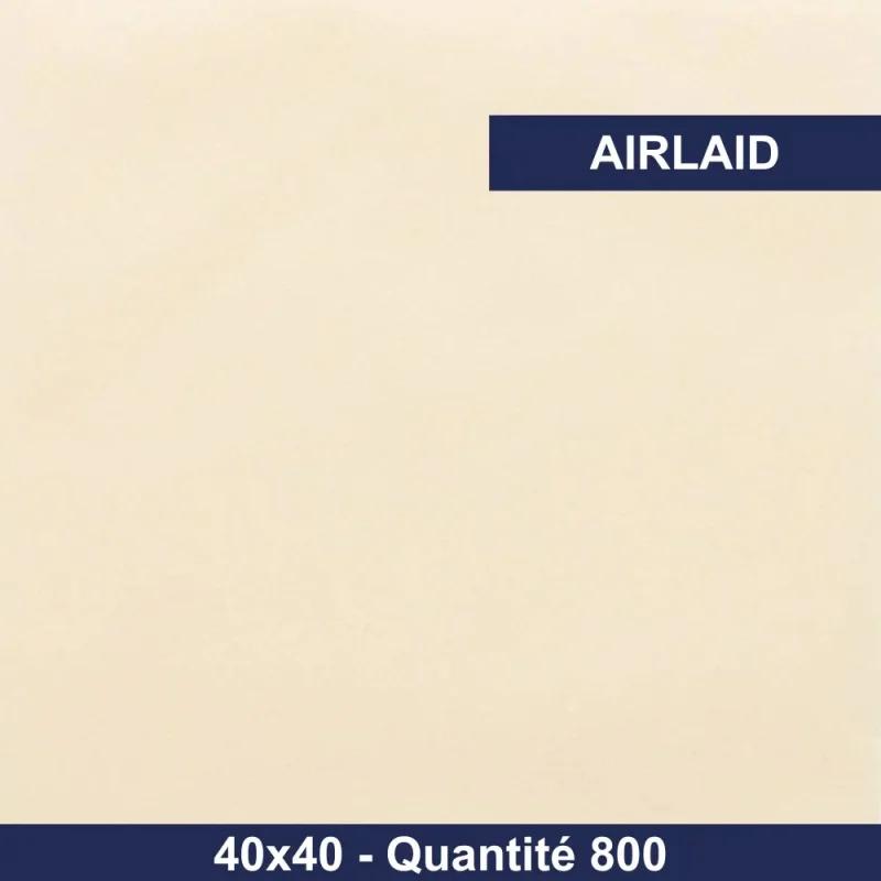 RO.IAL - Serviette de table Airlaid Bio - 40x40 - Ivoire - x 800