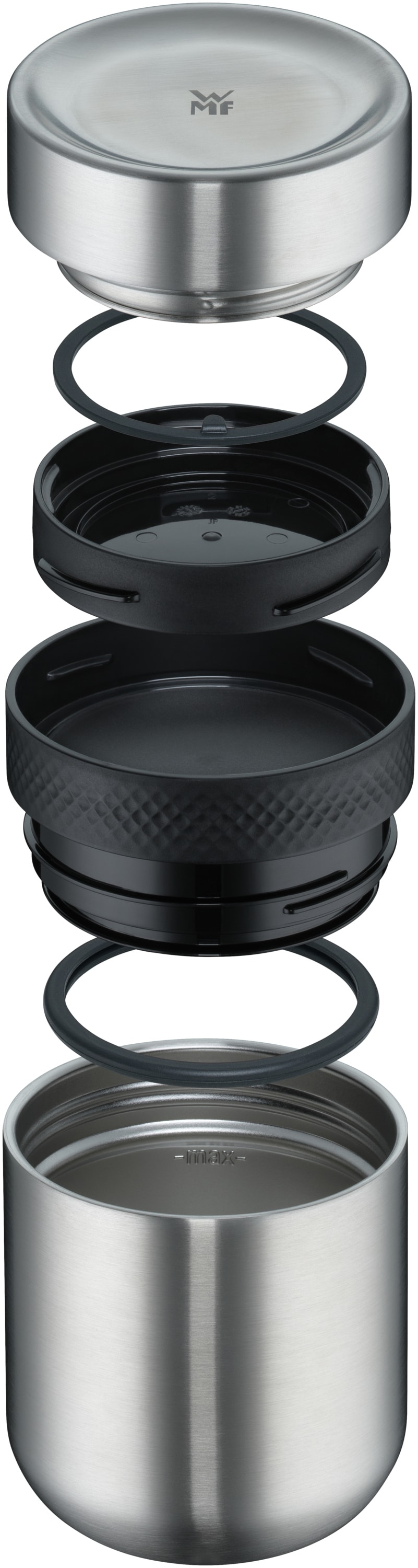 WMF Thermo Speisebehälter MY2GO 300+200 ml Edelstahl