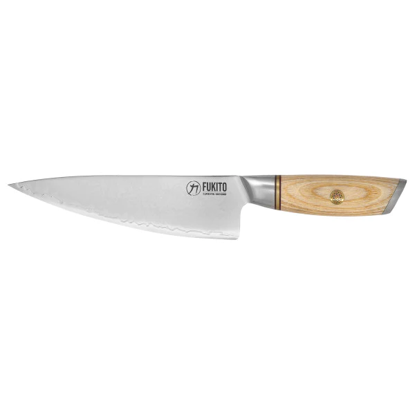 Couteau Fukito Pakka San Mai modèle Chef 21cm Fukito