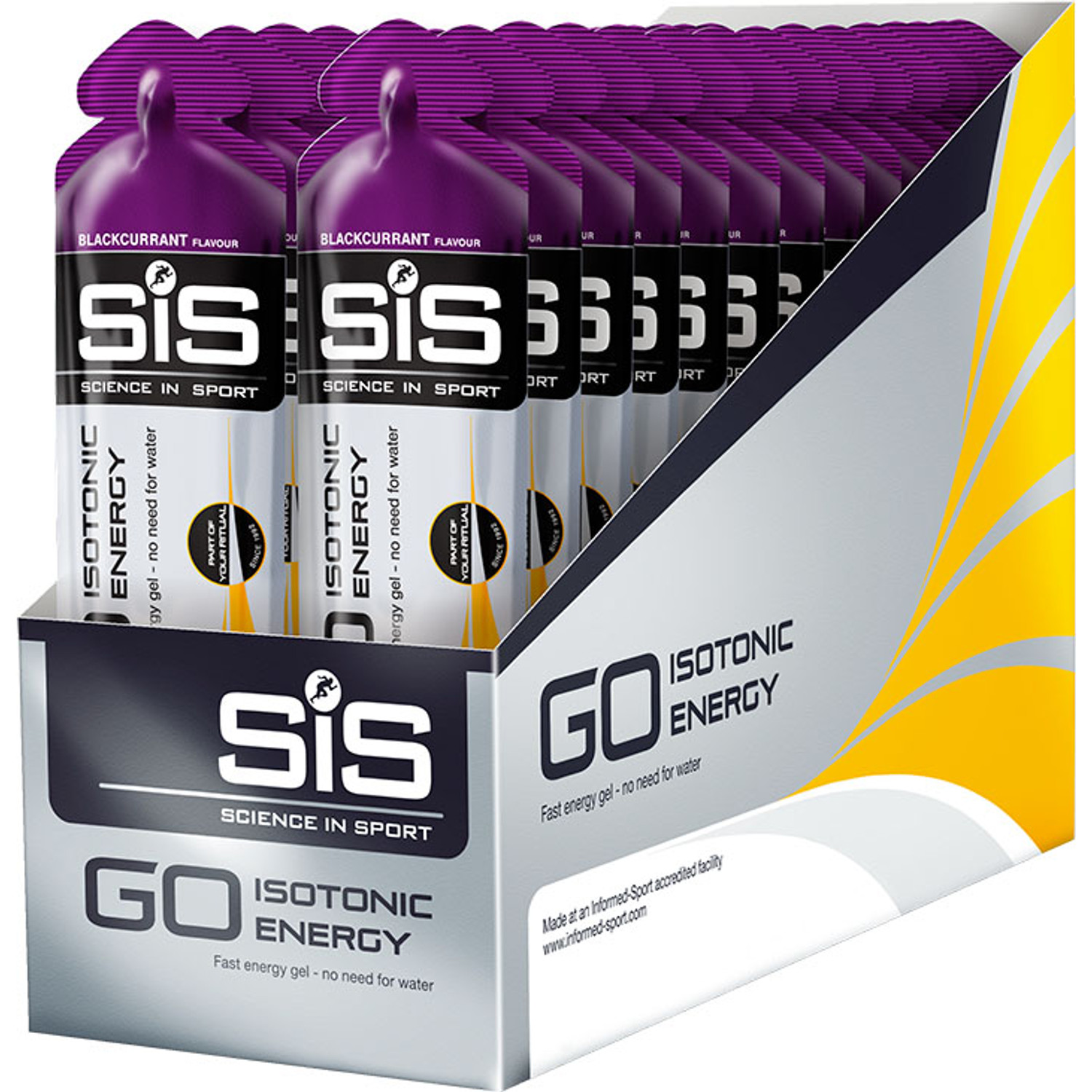 SiS Go Isotonic Energy Gel Blauwe Bes 60ml 30x