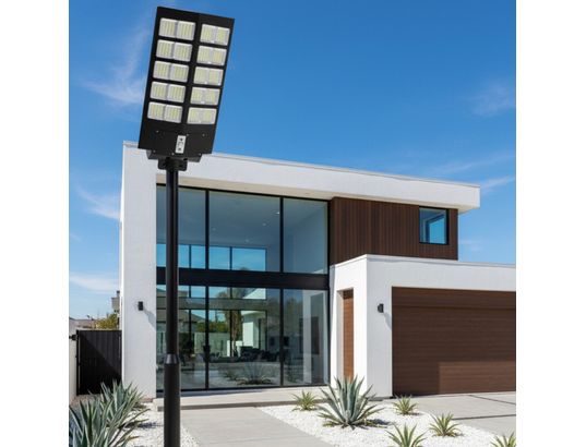 JORTAN TECH - Eclairage solaire Lampadaire solaire benz - 520 watts - 62560 led - 63500k