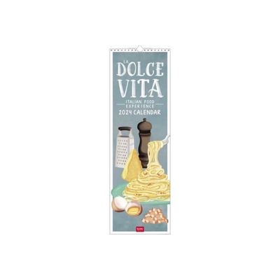 Calendrier mensuel 2024 - 16 x 49 cm - la dolce vita