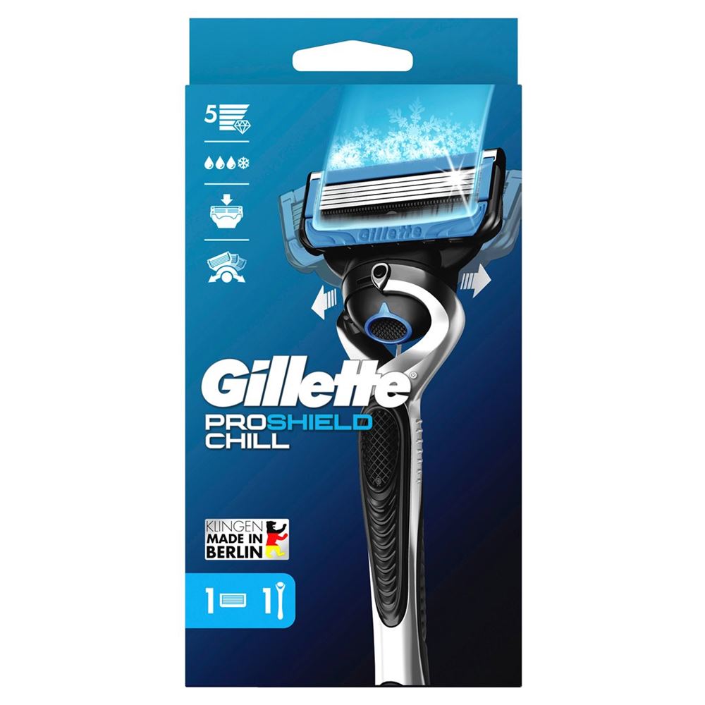 Gillette ProShield Rasierapparat<br>1 Stück, Chill mit 1 Klinge