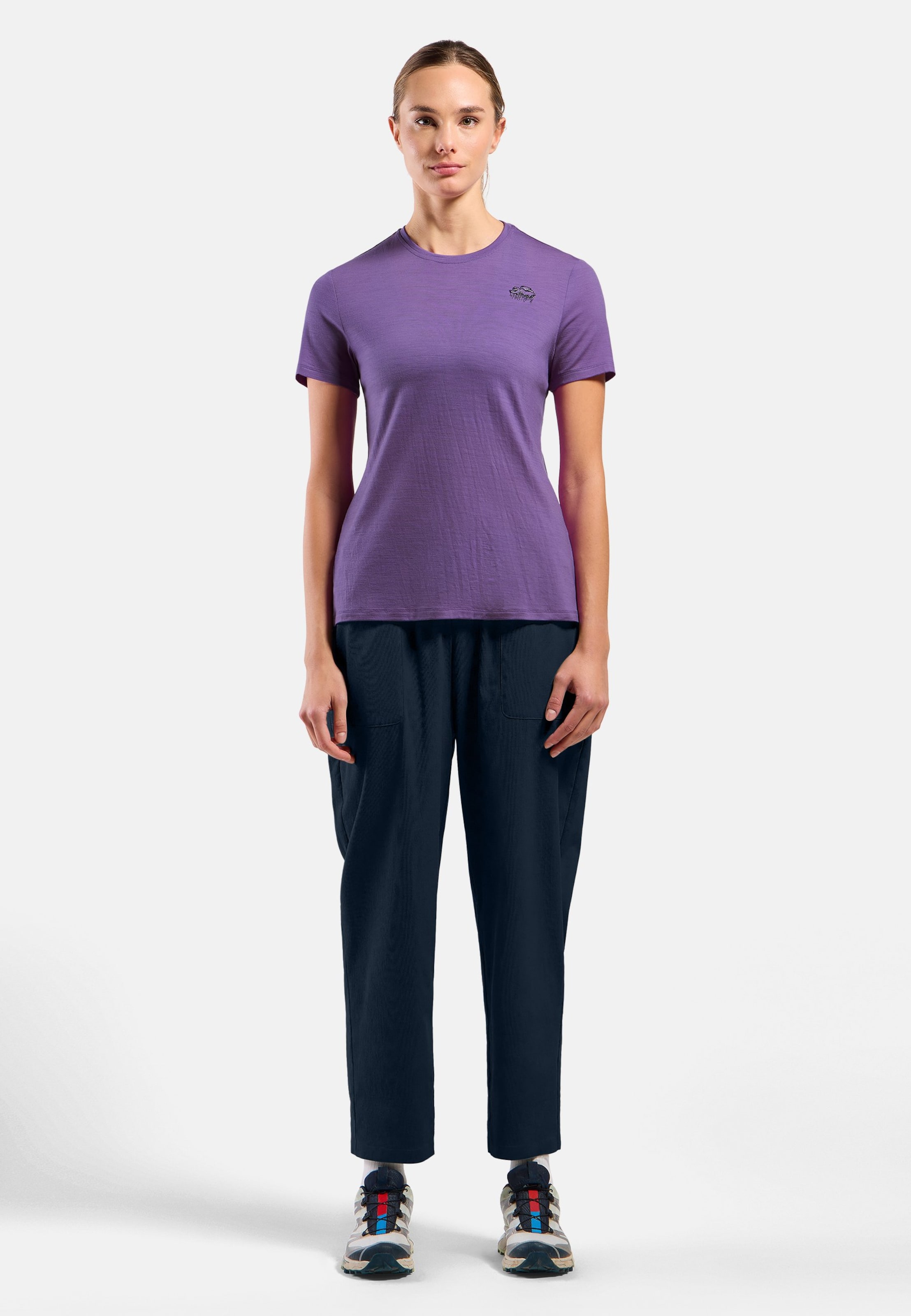 Ultraleichte Ascent 7/8-Ripstop-Hose mit schmal zulaufendem Bein in dark sapphire