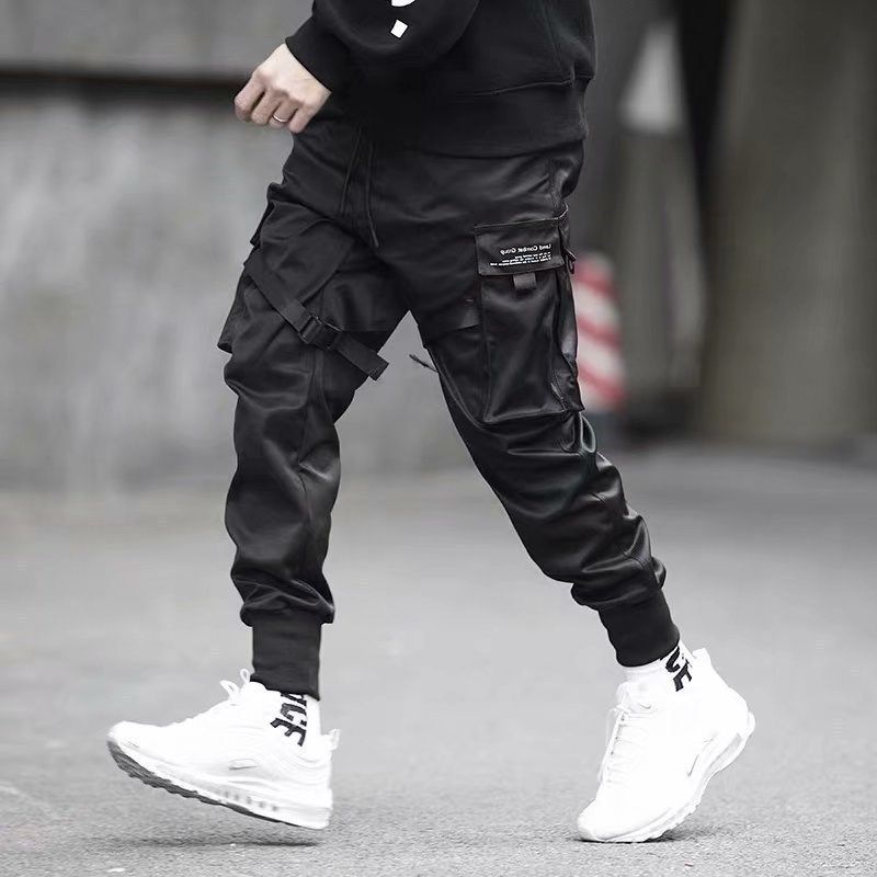 jaywoon - Cropped Harembroek met Zakdetail