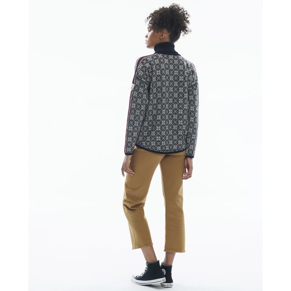 Pull DALE OF NORWAY FIRDA F SWEATER BLACK OFF WHITE