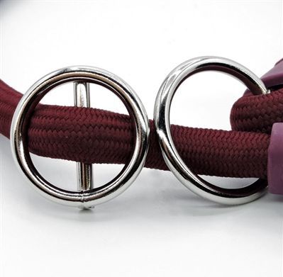 Morso - Half Slip Halsband - Gerecycled - Plum Paars - 60x1 cm
