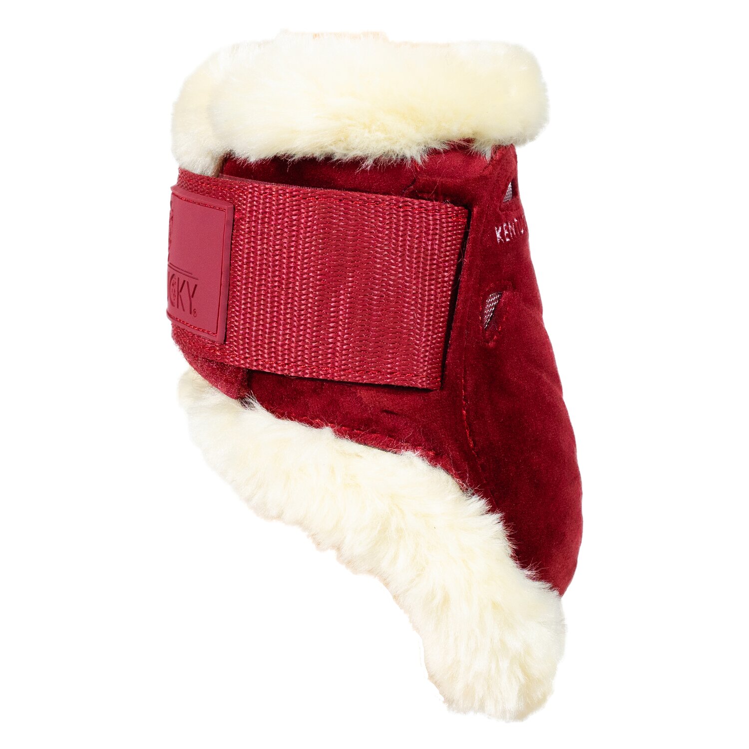 KENTUCKY Streichkappen Vegan Sheepskin  - red