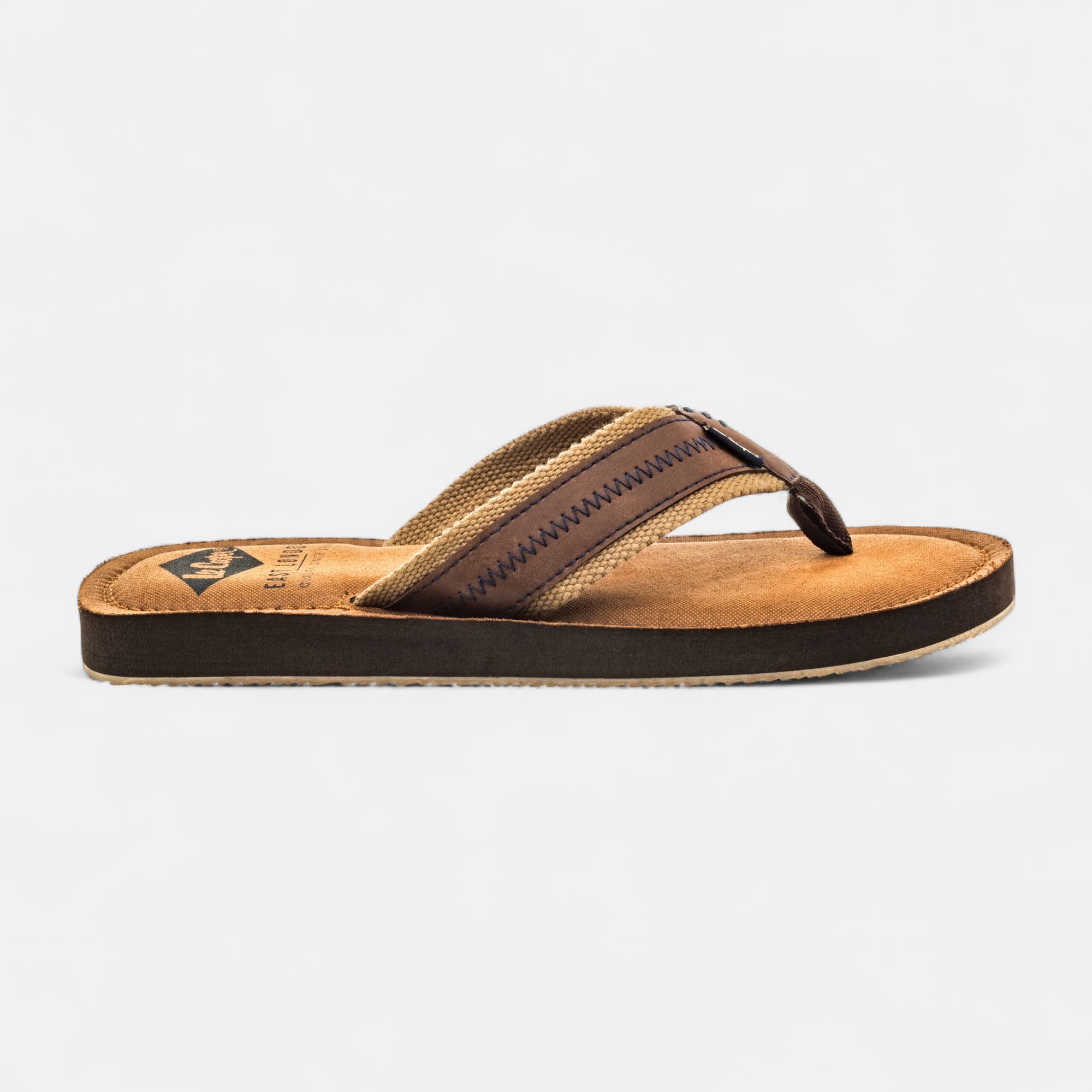 Claquettes de plage Homme marron