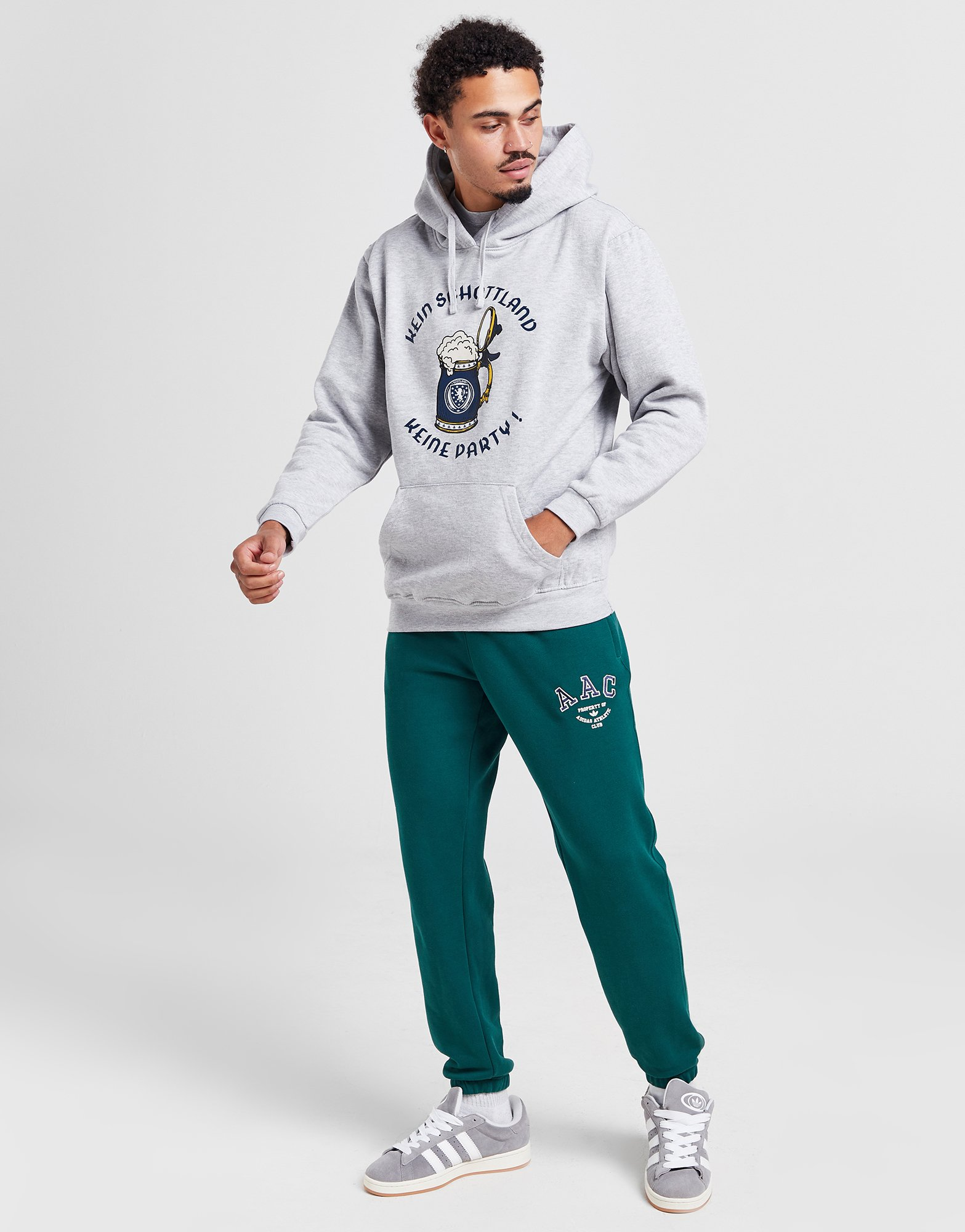 Official Team Sweat à Capuche Scotland 'Kein Schottland, Keine Party!' Homme