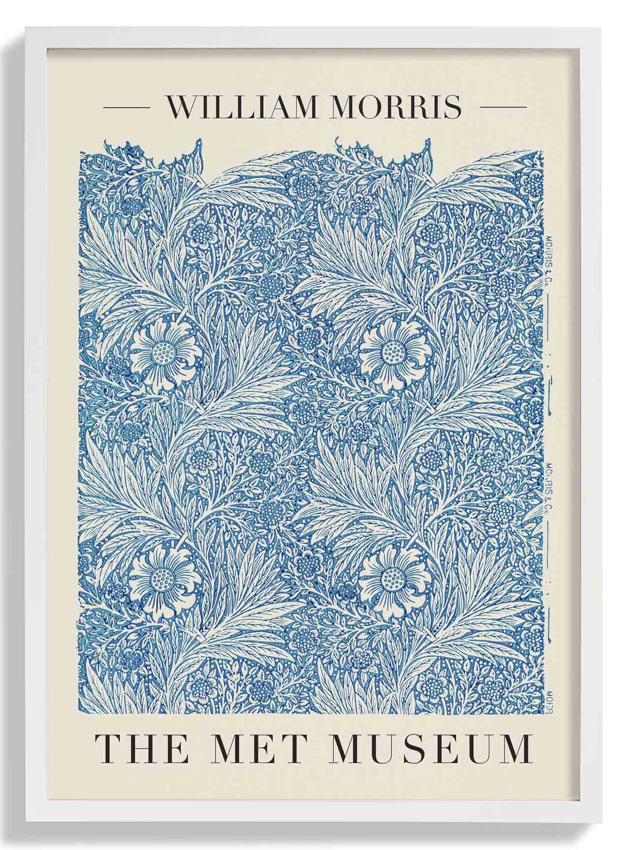 William Morris Blue Marigold Kunstausstellung