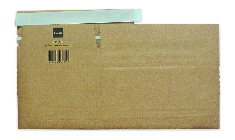 Elco Versandschachtel Fix, Nr. 1, 242 x 172 x 60-130 mm, braun, 1 Stück