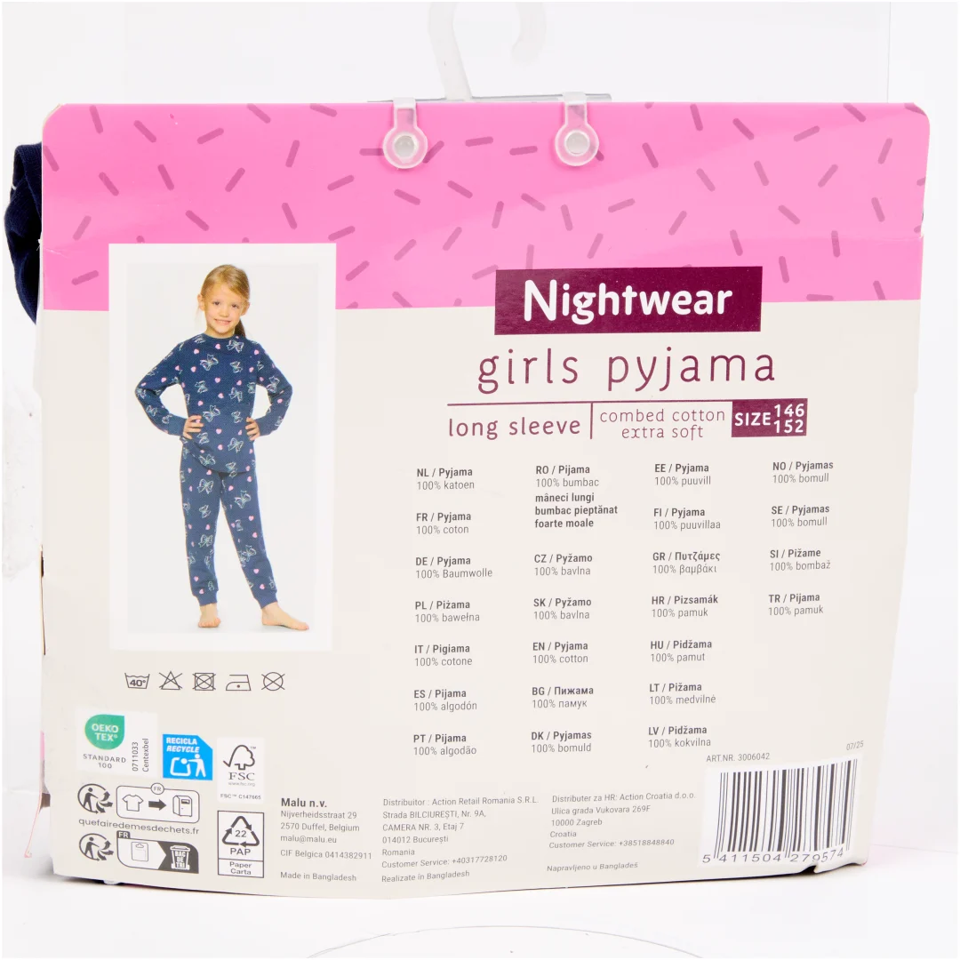 Pyjama Maten 134 - 176 | diverse varianten