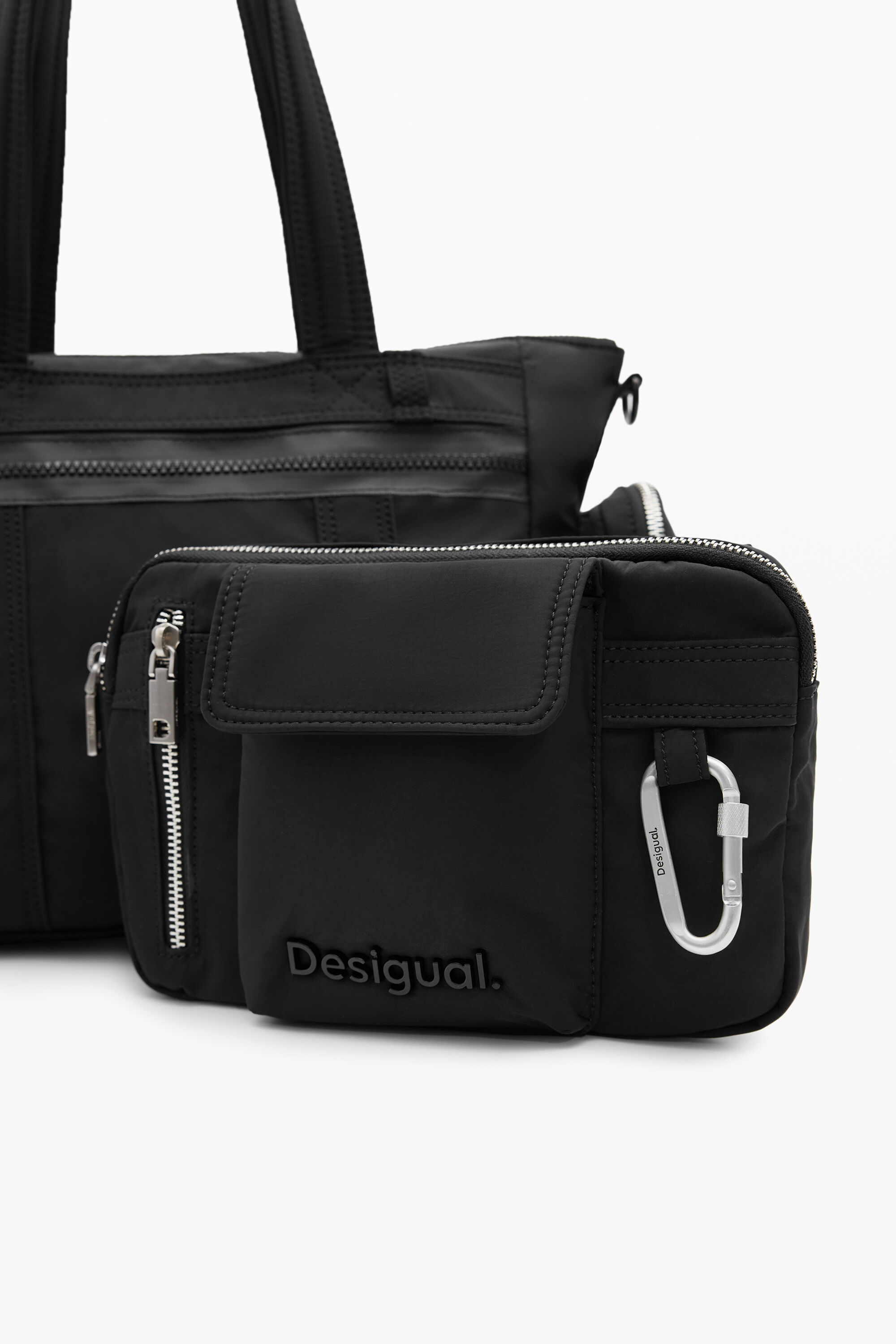 Bolsa grandes asas cremallera