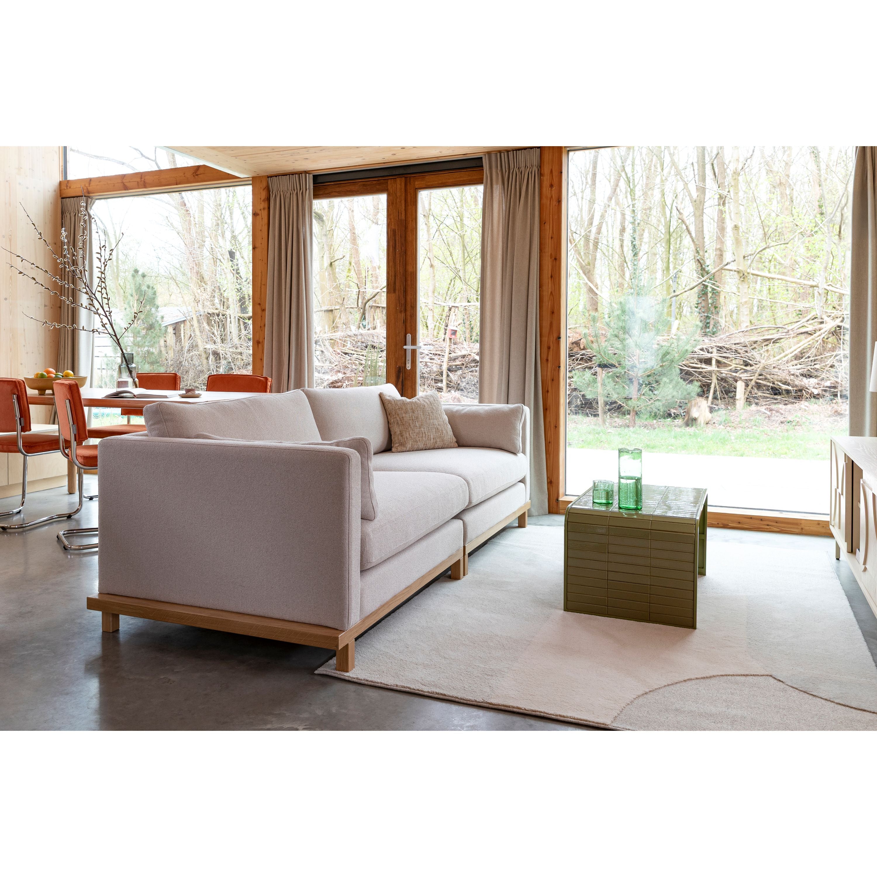 Zuiver Blossom 4,5-zitsbank Eiken Zand - CrÃ¨me