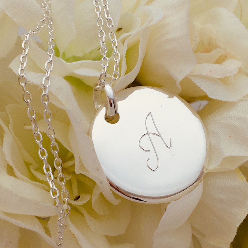 Sautoir médaille plaqué or 3 microns - Personnalisable