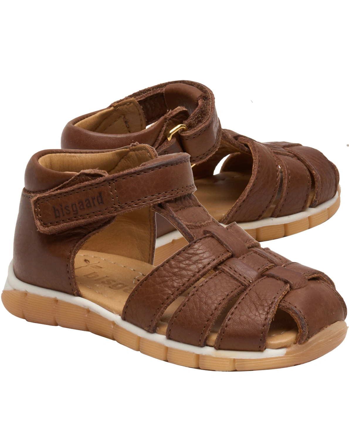 Klett-Sandalen BILLIE mit Zehenschutz in brandy