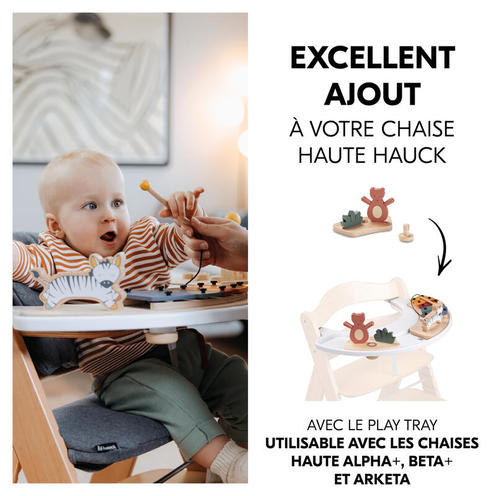 Ours Play Shaking chaise haute - Bois - HAUCK