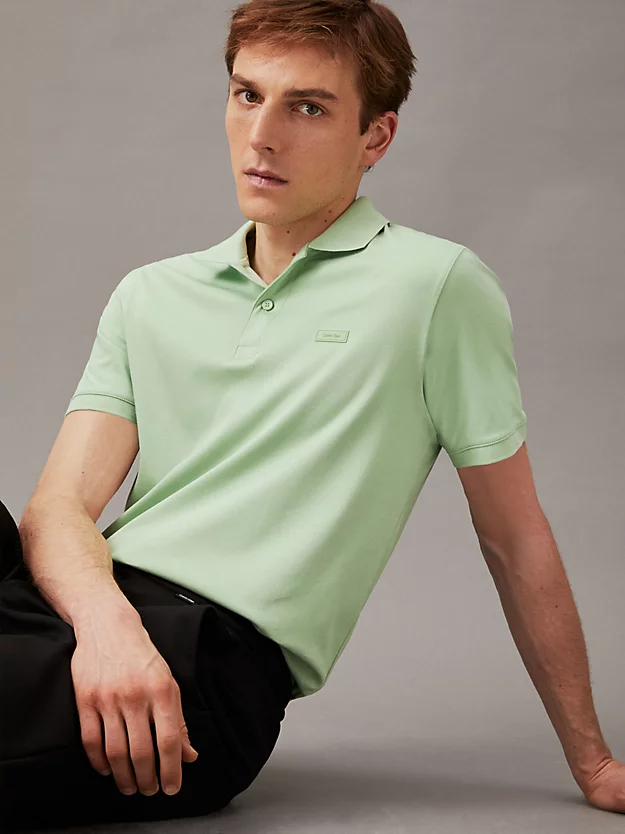 Camisa polo de corte justo