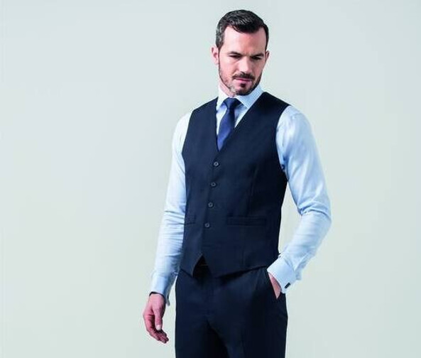 CLUBCLASS CC6004 - Gilet de costume homme Bond