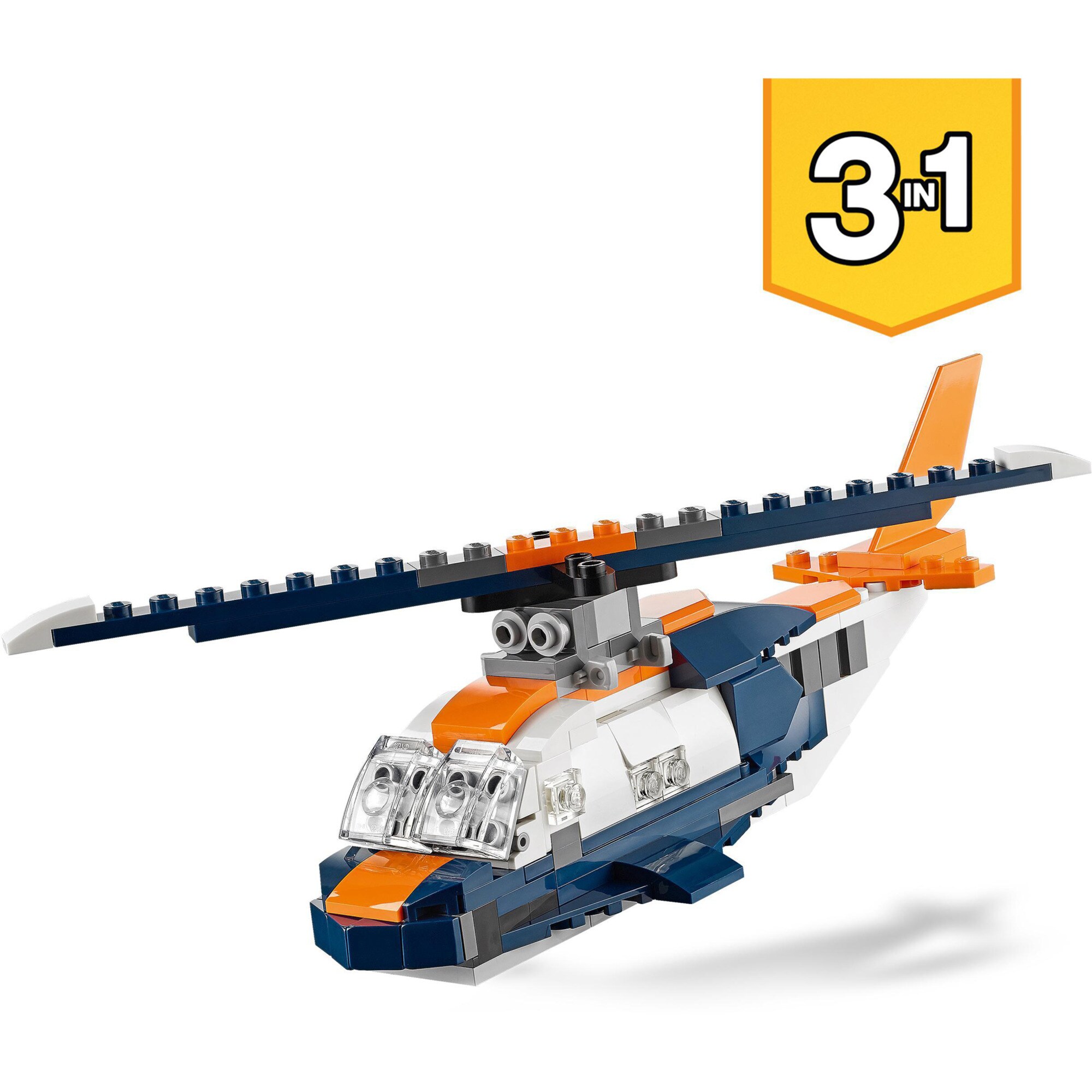 LEGO Konstruktionsspielzeug Creator 3-in-1 Überschalljet