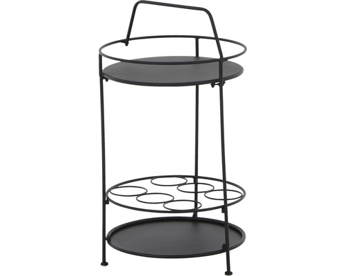 Siena Garden Siero bistrotafel Ø 42 x 74 cm zwart