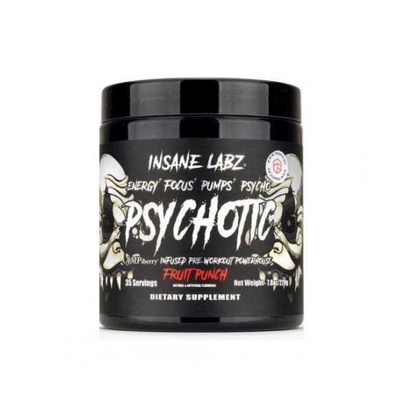 Insane Labz Psychotic Black 220g Ponche de Fruta