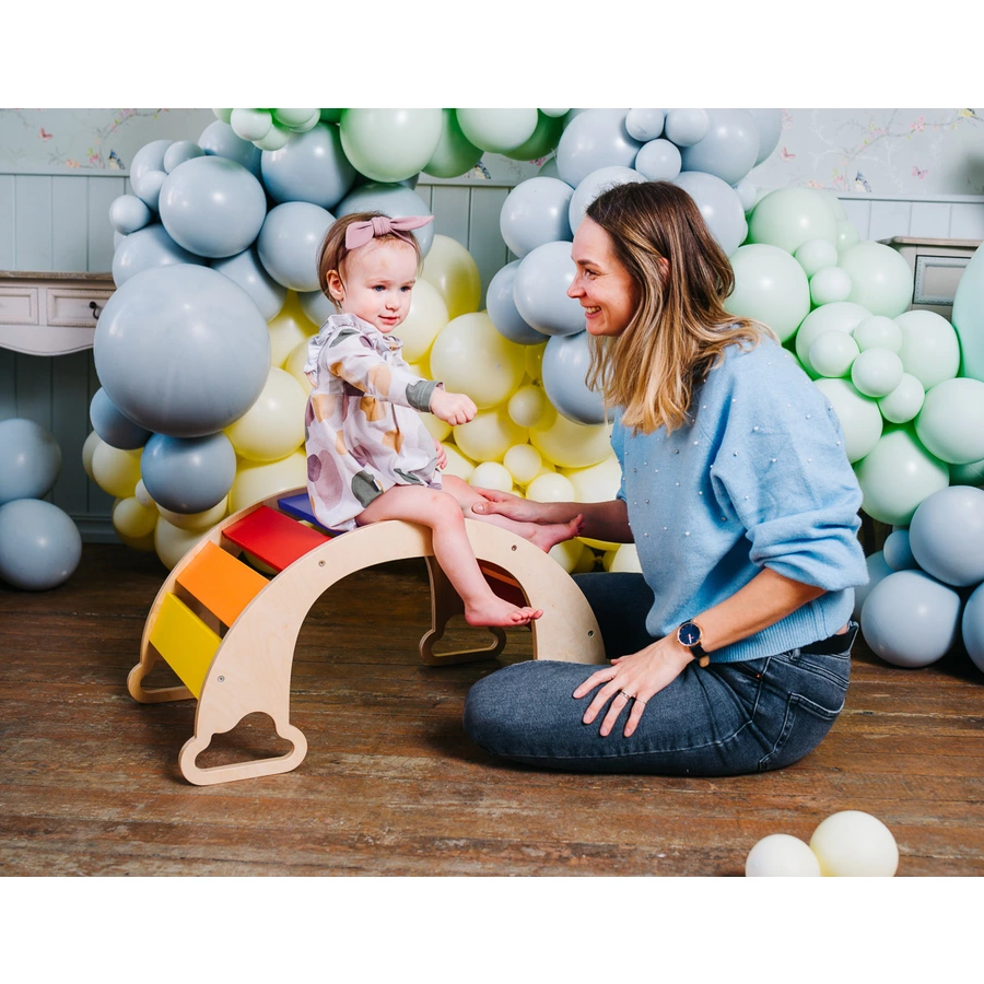 Family-SCL Bogenwippe Rainbow naturregenbogen