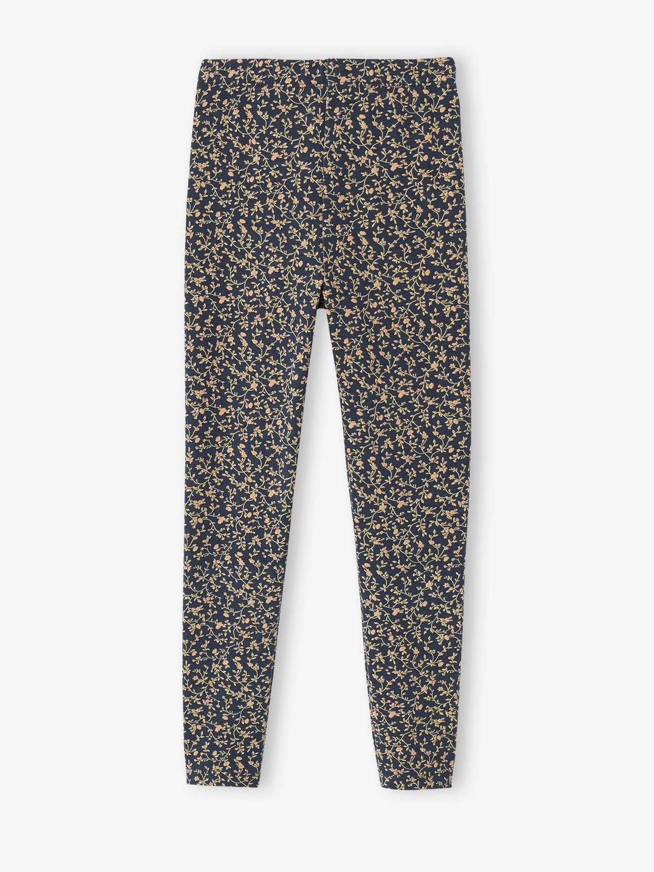 Leggings com estampa de chocolate para meninas