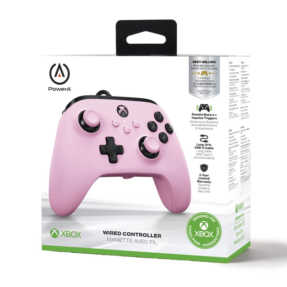 PowerA Wired Controller - Pink (Xbox X/S)