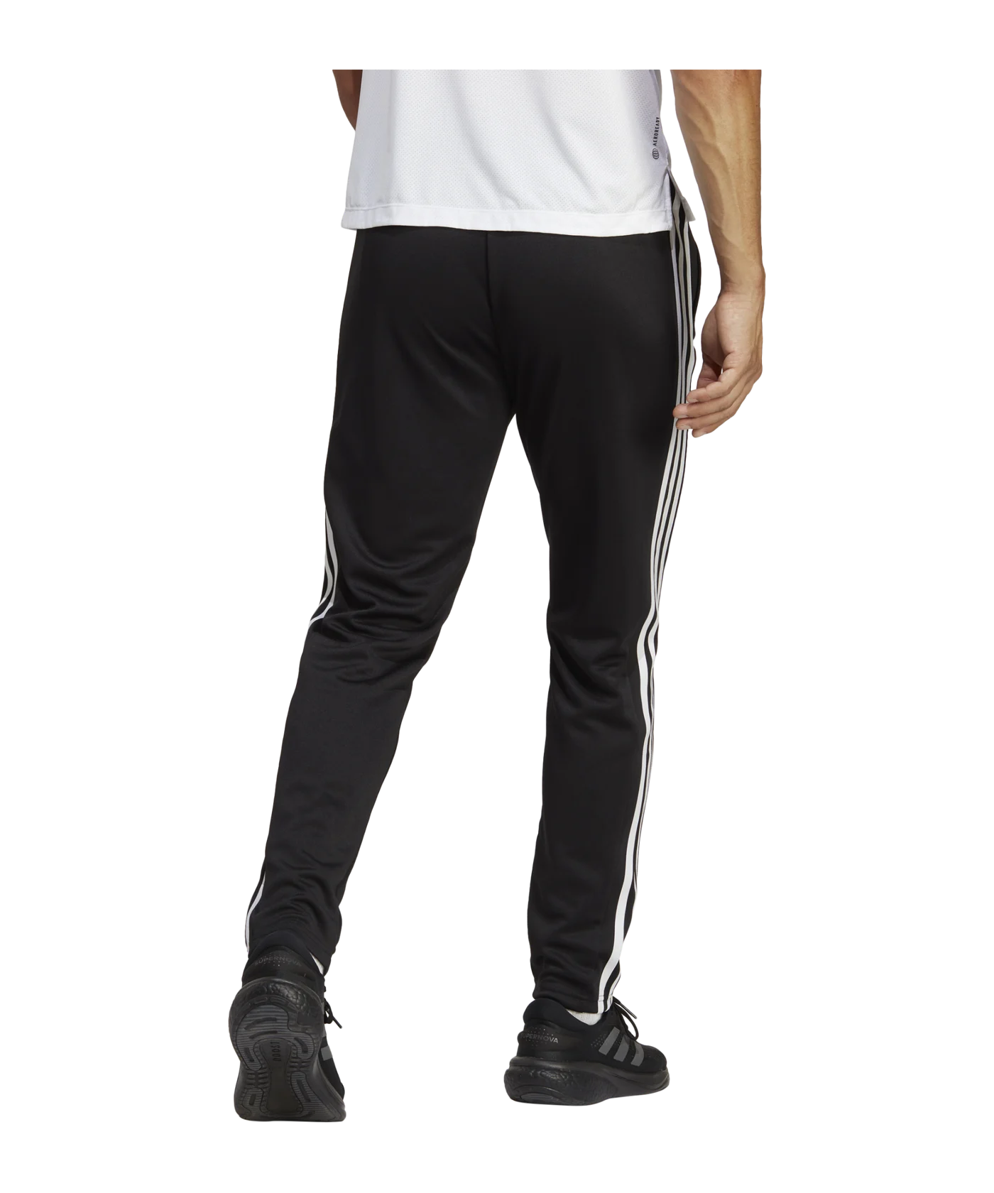 adidas Base 3-Stripes Trainingshose Schwarz Weiss