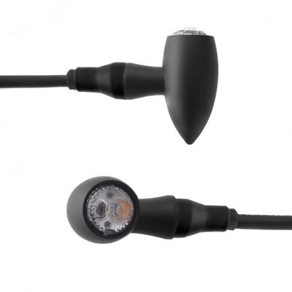 Clignotant Rizoma Club S LED (Clignotant, feu de position arrière et feu de stop) (L'unité) Universel - Noir